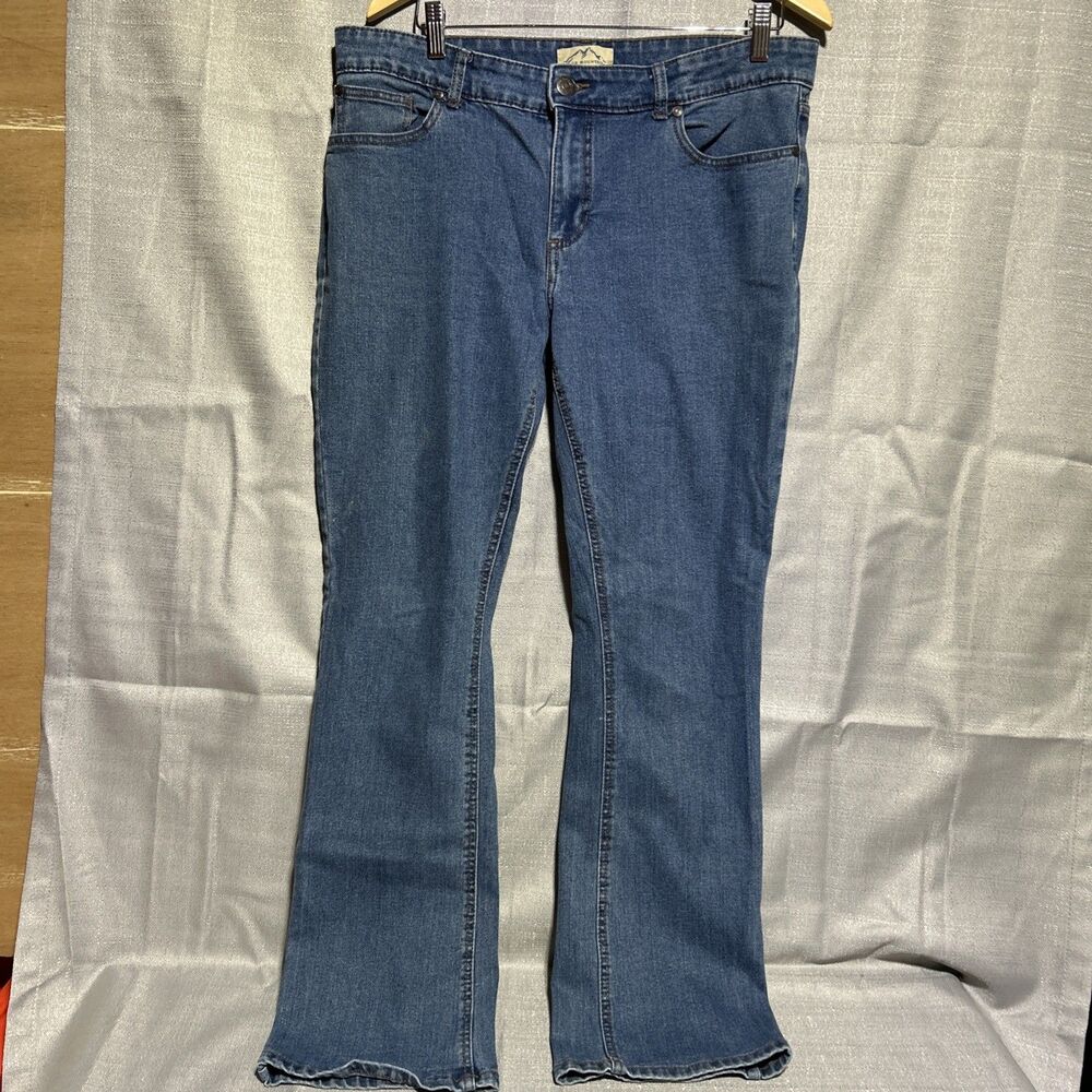 Vintage 90s‎ Blue Mountain Bootcut size 14  Pocket Denim Jeans Women's 36" Waist
